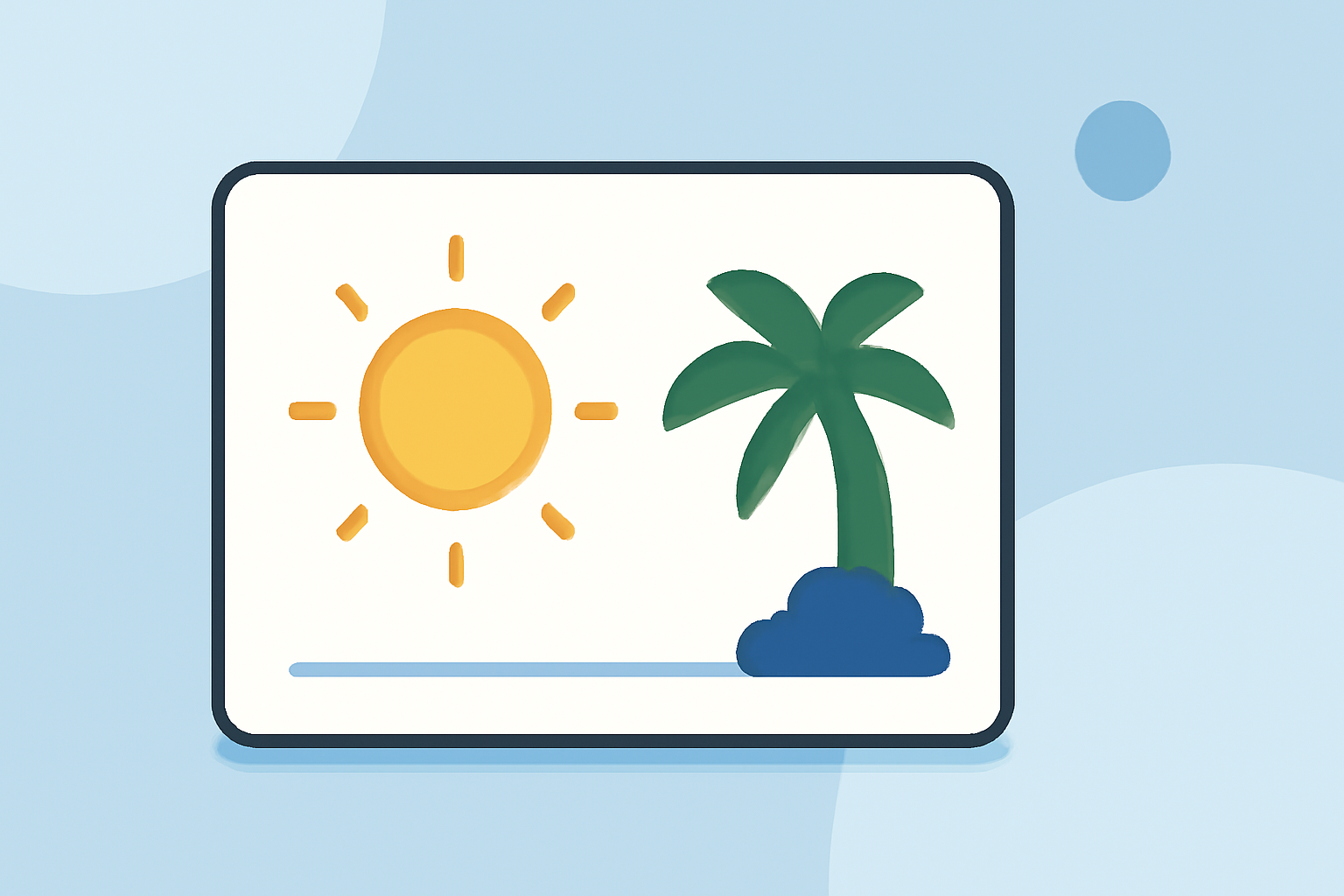 Quick Tropical Destination Weather for Vacation Planning