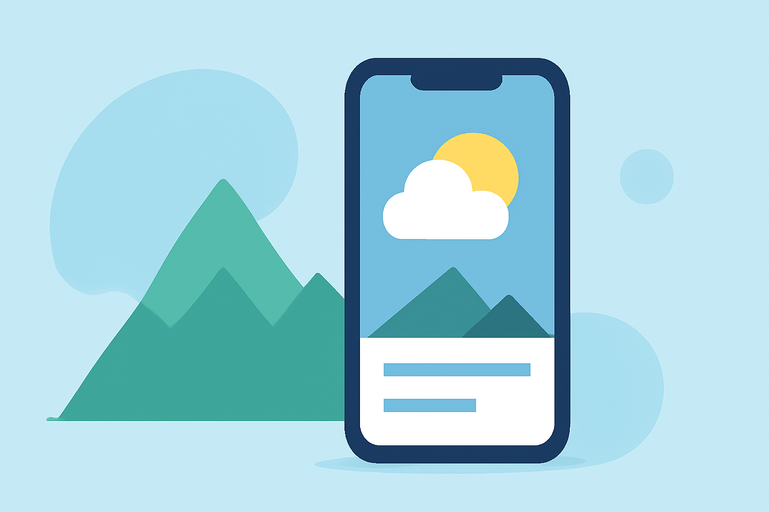 Essential Weather Apps for Mountain Adventures on Android