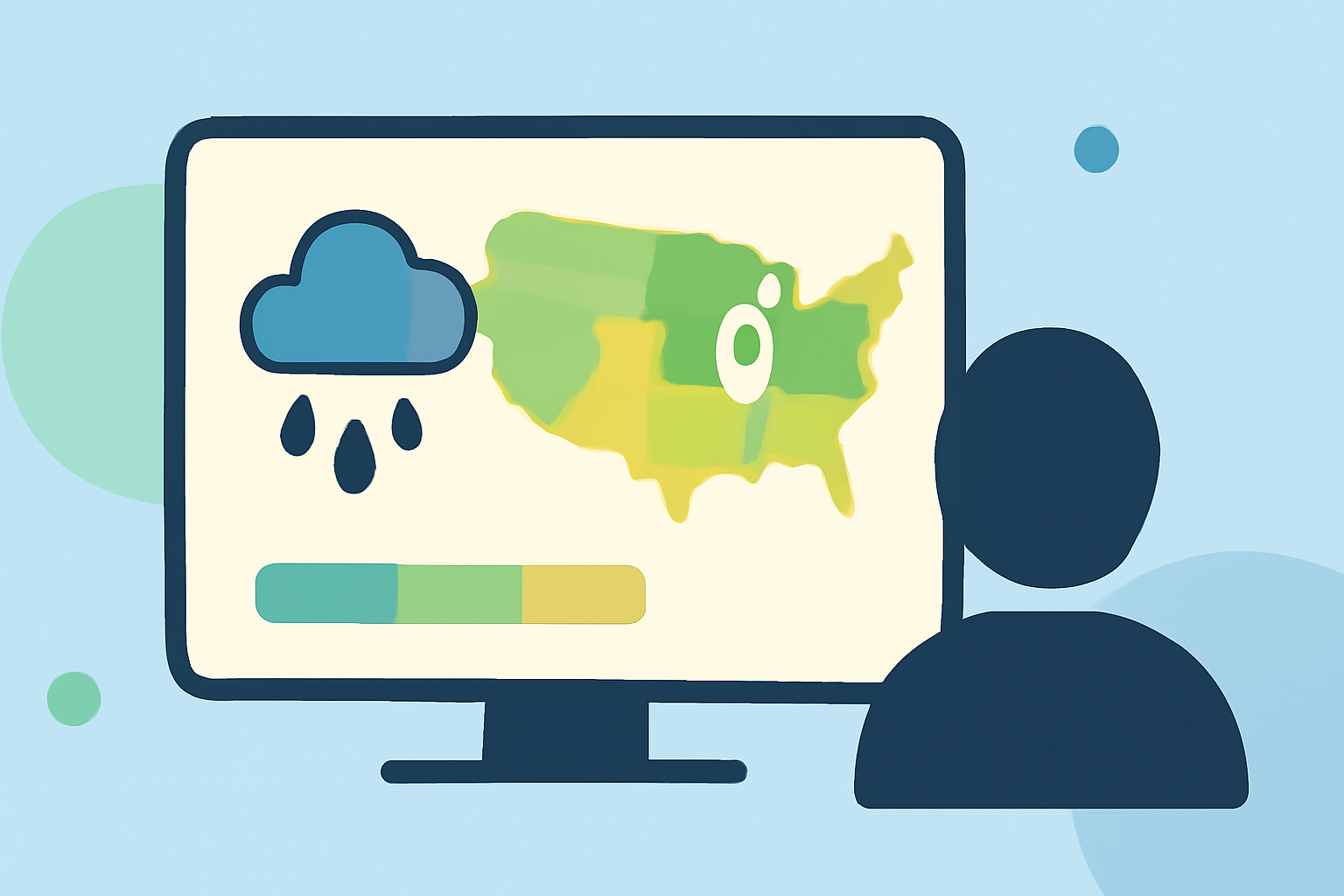 Understanding Precipitation Maps During Pollen Season