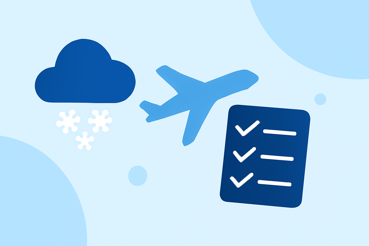 Winter Storms and Air Travel: Essential Checklist for Weekend Getaways