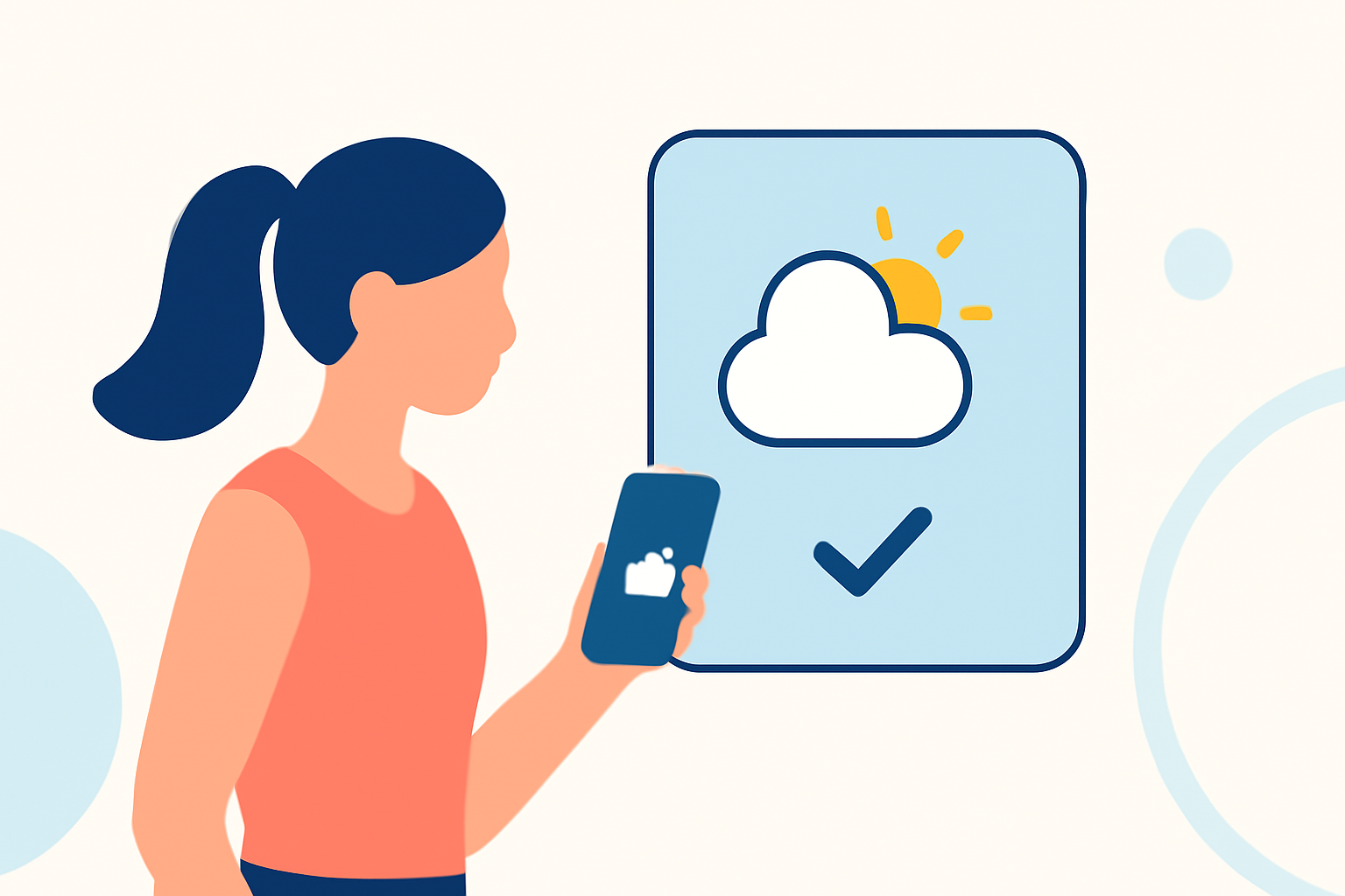 Easy Weather-Aware Reminders During Workouts