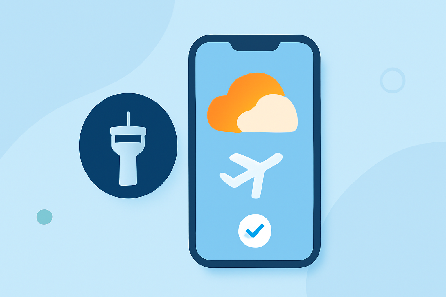 Airport Weather and Connection Risk Guide on Android