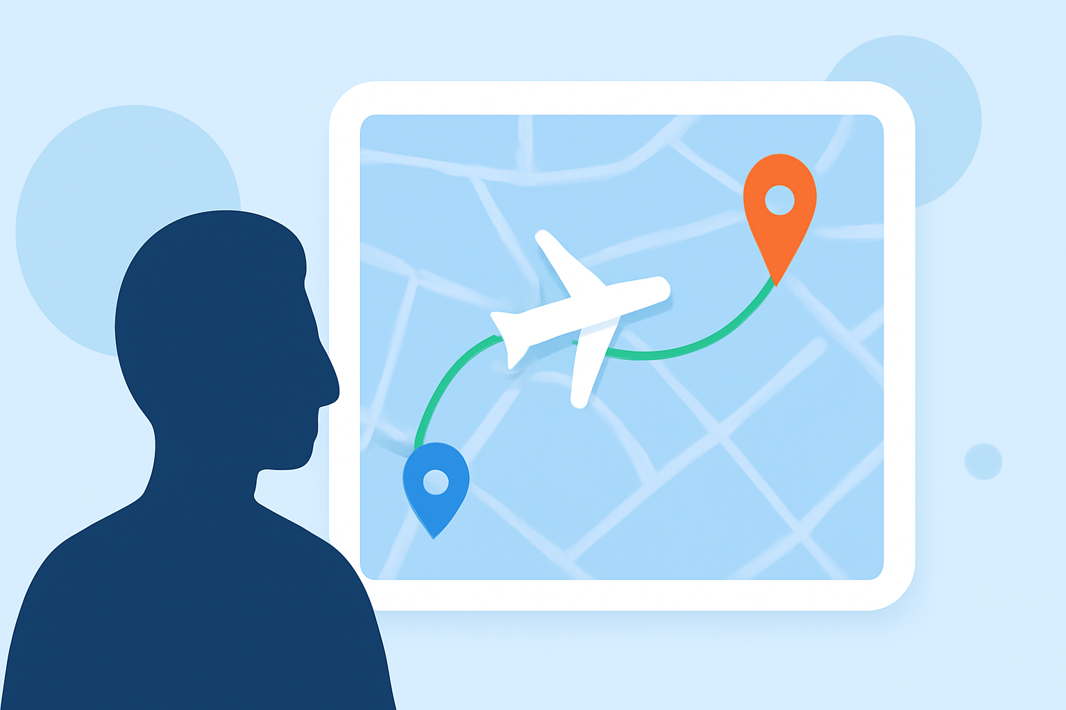 Understanding Map Overlay Transitions in Flight Tracking Apps