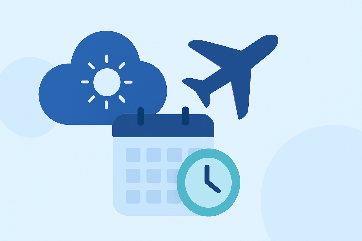Getting Started with Weather and Same-Day Flight Connections Ahead of Time