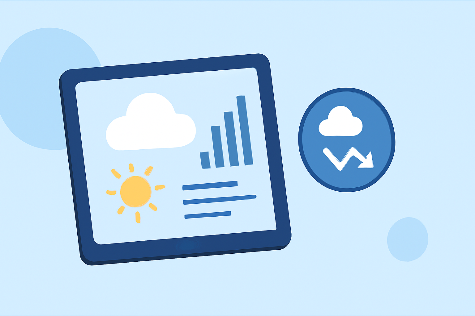 Weather Data Sources Explained on iPad