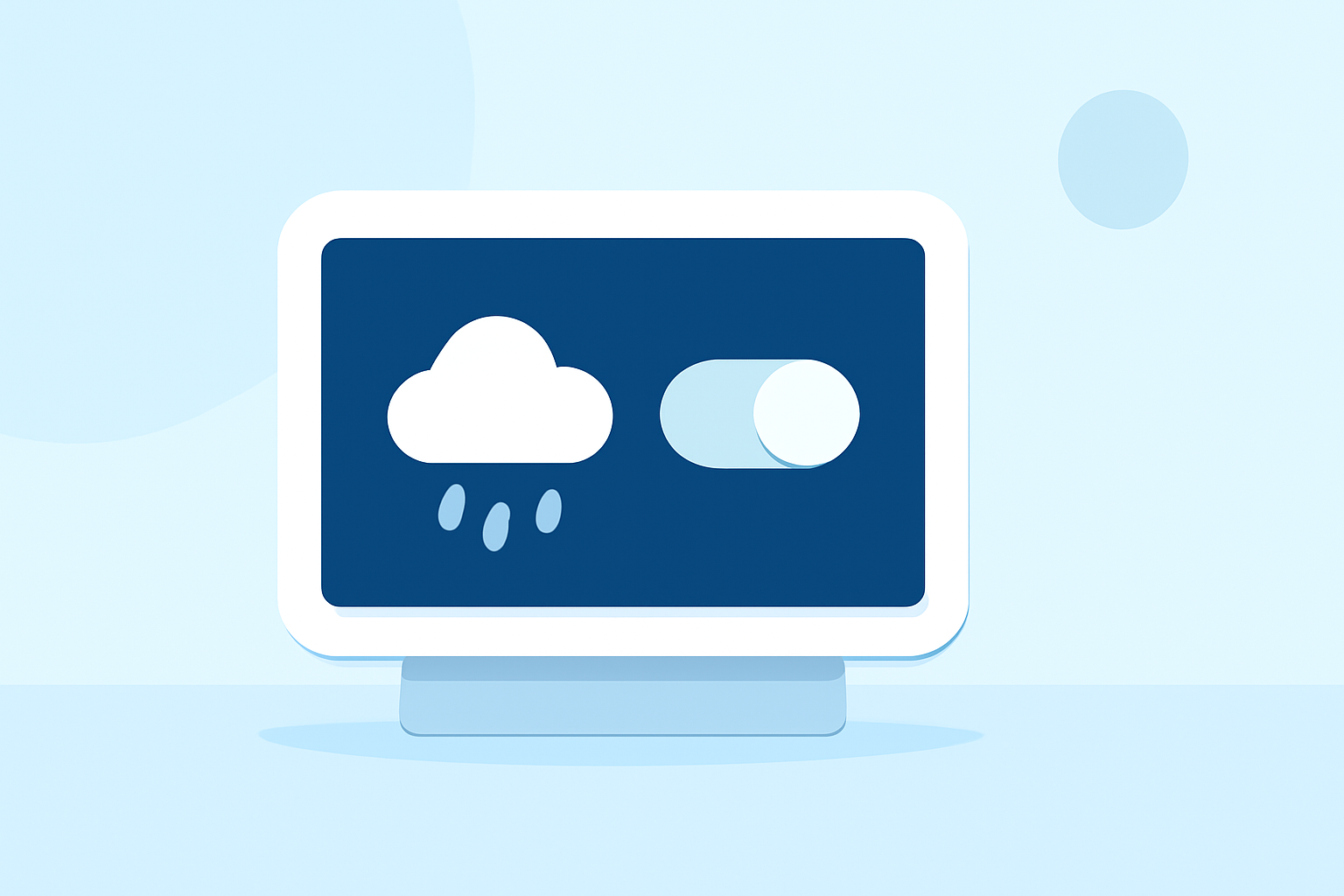 How to Stop Rain Notifications on a Smart Display