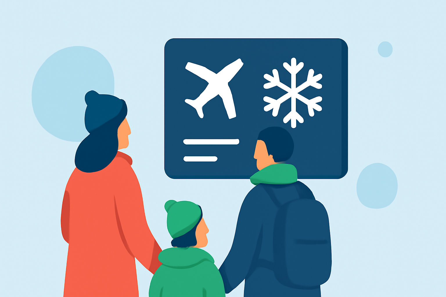 Snow at Your Arrival Airport: A Family Vacation Guide