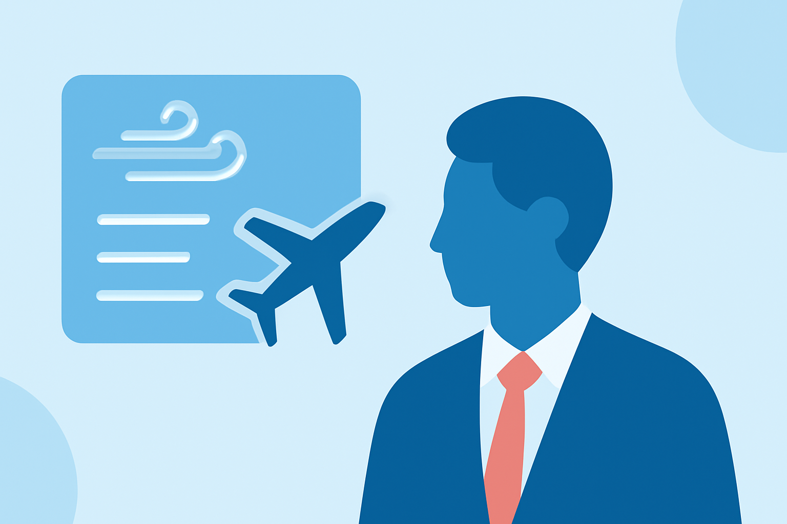 Managing Wind-Related Flight Delays During Business Trips
