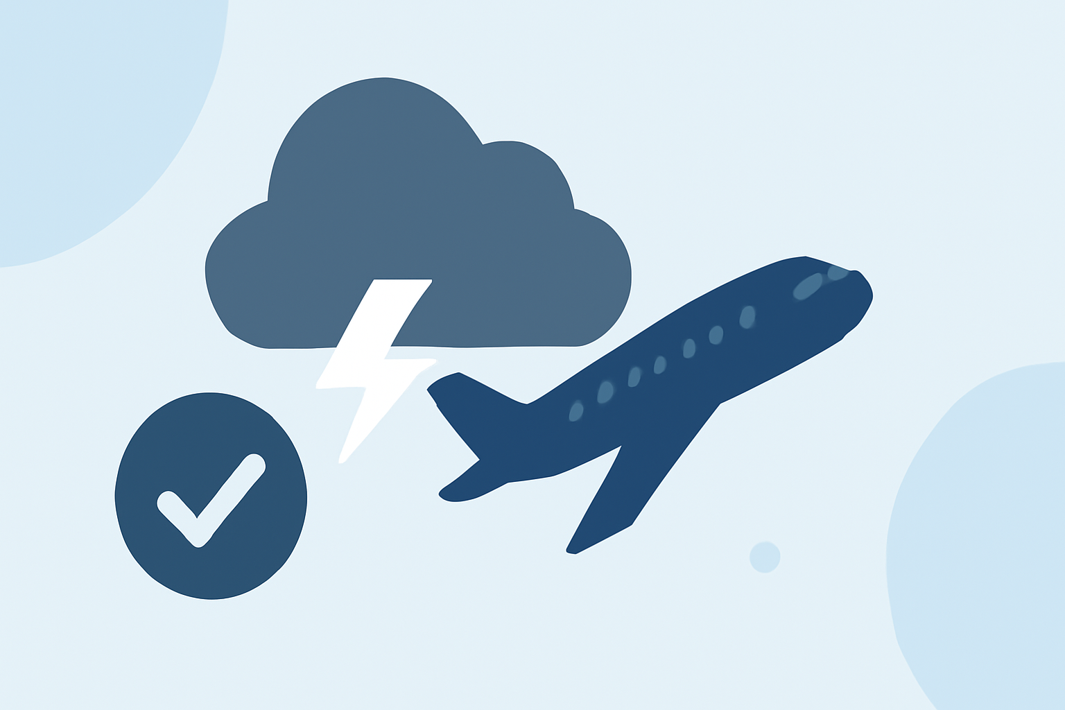 Effective Strategies for Planning Around an Approaching Storm in Aviation