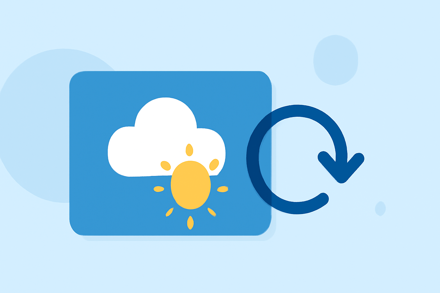 Weather Widget Refresh Rates Cheat Sheet