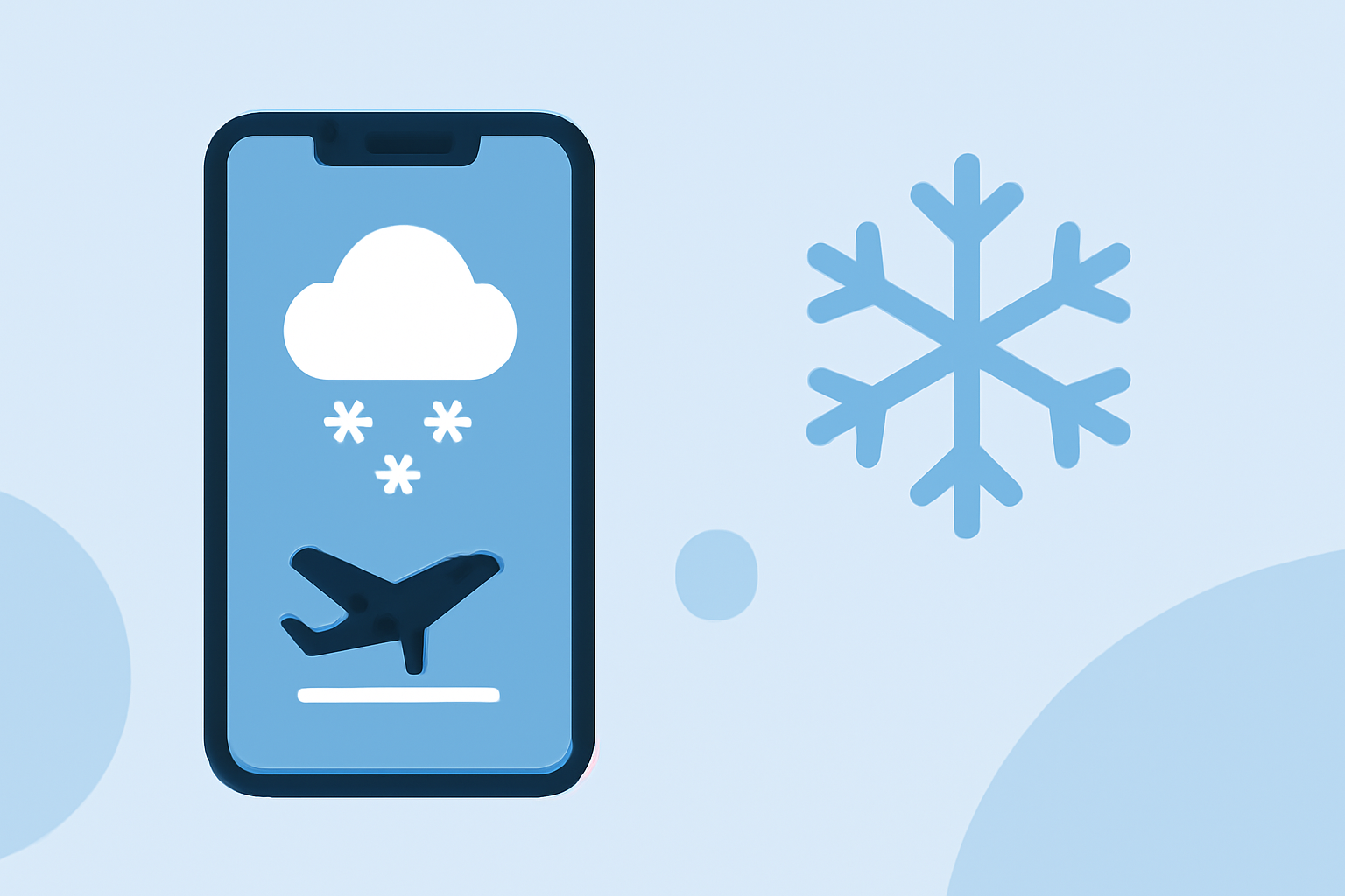 How to Monitor Snow Conditions at Your Arrival Airport Using Your iPhone
