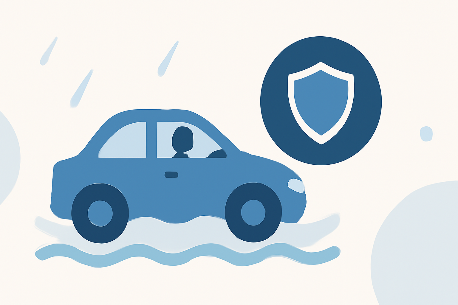 Flash Flood Safety Examples in Your Car