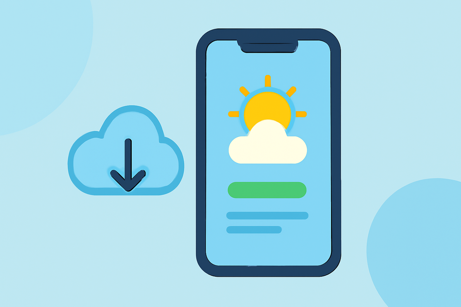 Spring Travel Weather Tips on iPhone