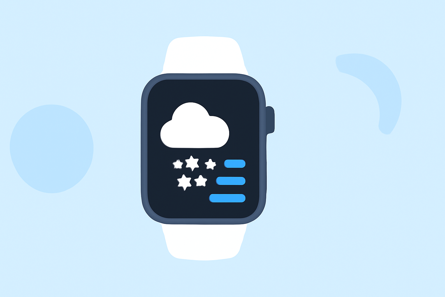 Easy Minute-by-Minute Snow Forecast on Apple Watch