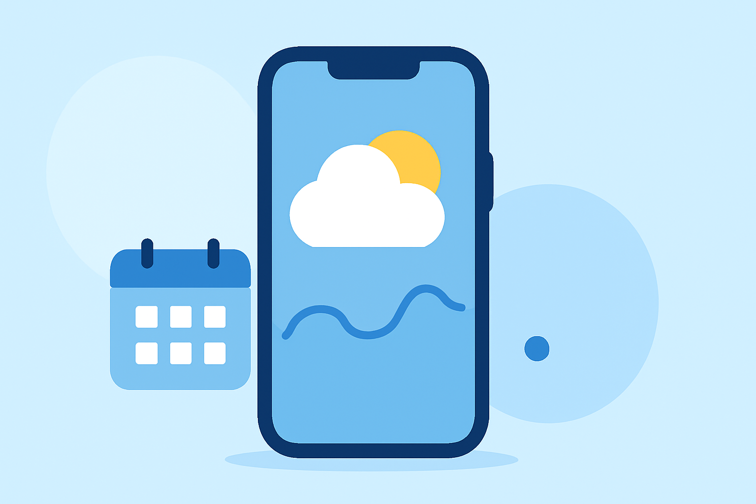 Quick Annual Weather Trends on iPhone