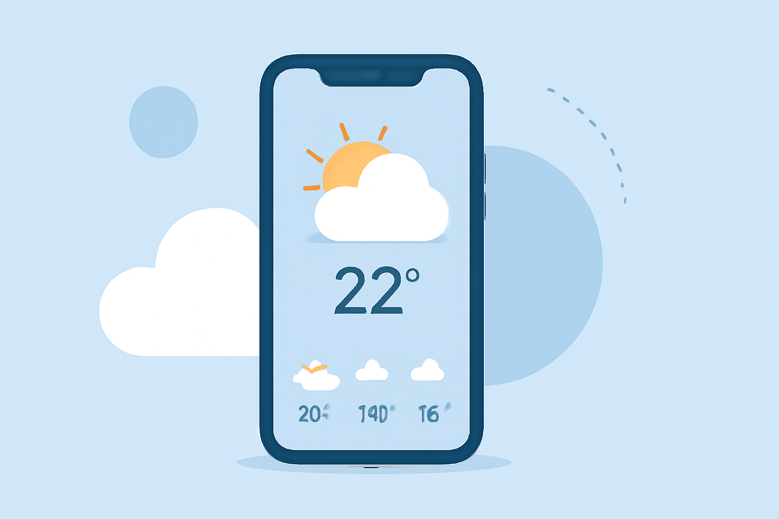 Weather App Home Screen Basics for Travelers