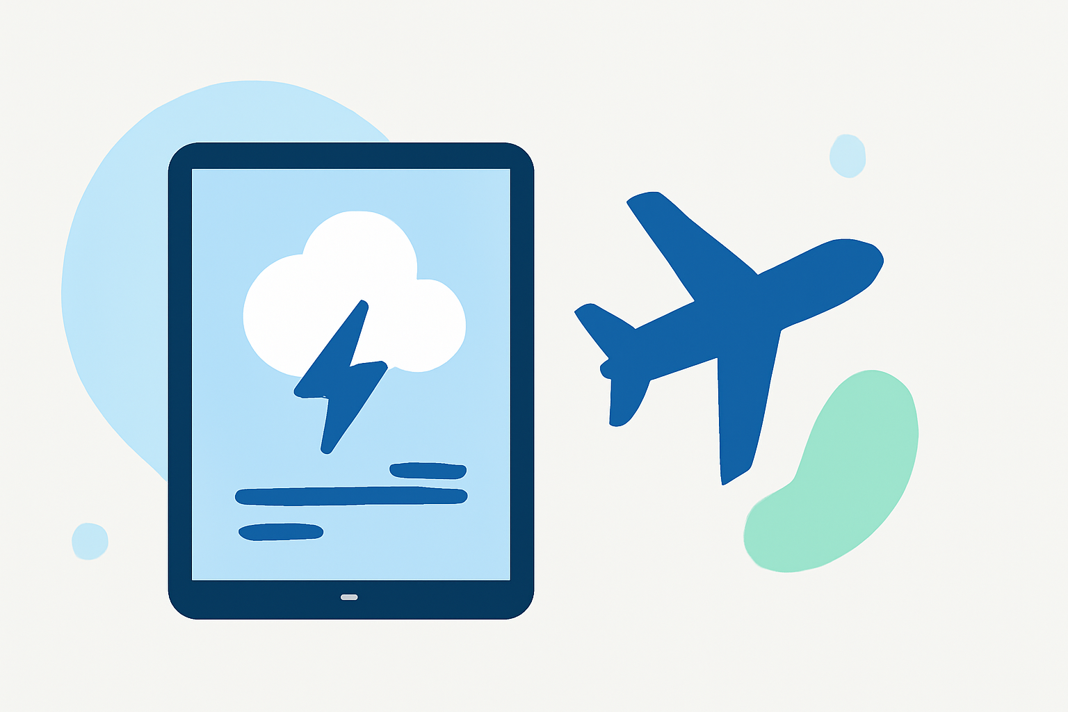 Predicting Flight Delays from Weather Forecasts: Tips for iPad Users