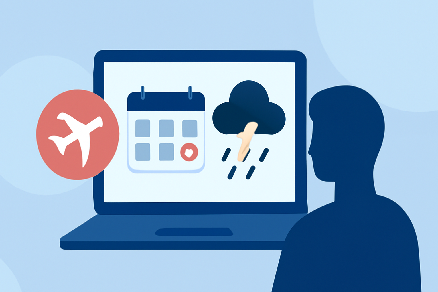 Rebooking Around a Storm: Step by Step Guide