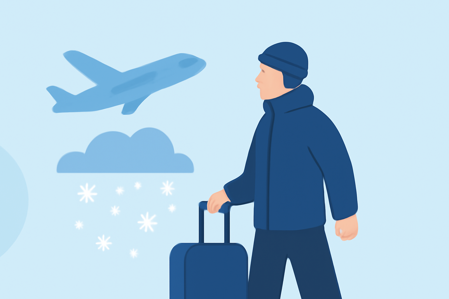 Snow at Your Arrival Airport: How to Prepare for Winter Travel