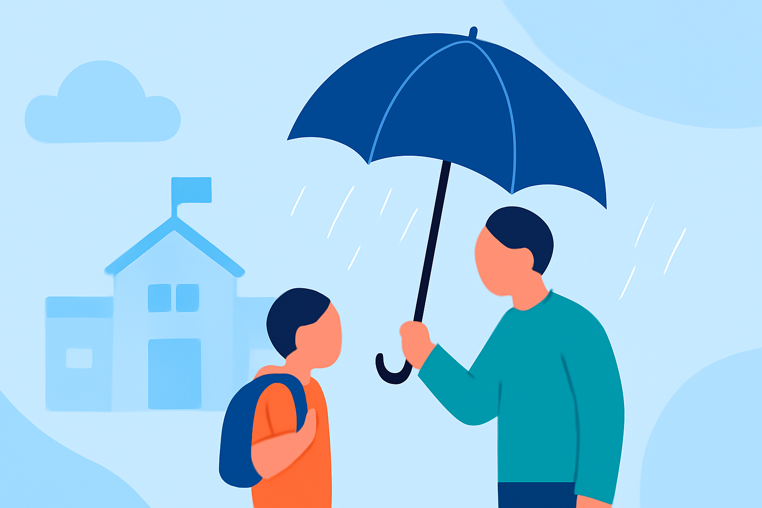 Ensuring Safe School Pickup in Various Weather Conditions