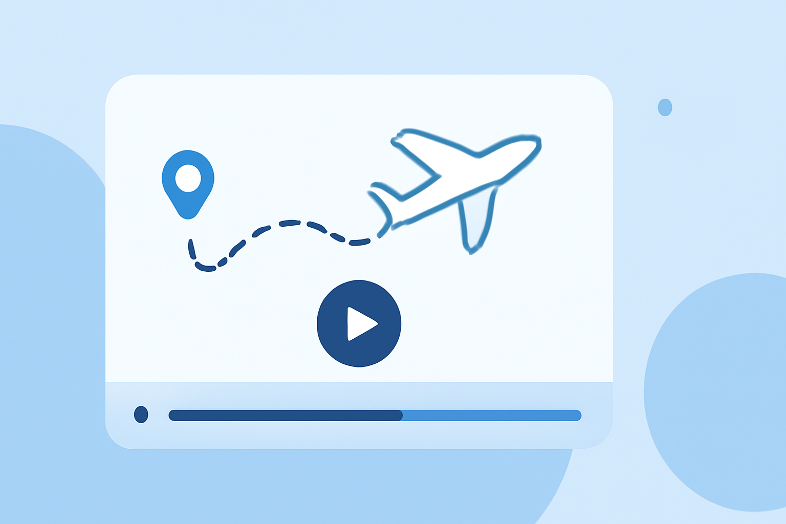Creating Engaging Animated Flight Route Videos for Social Media