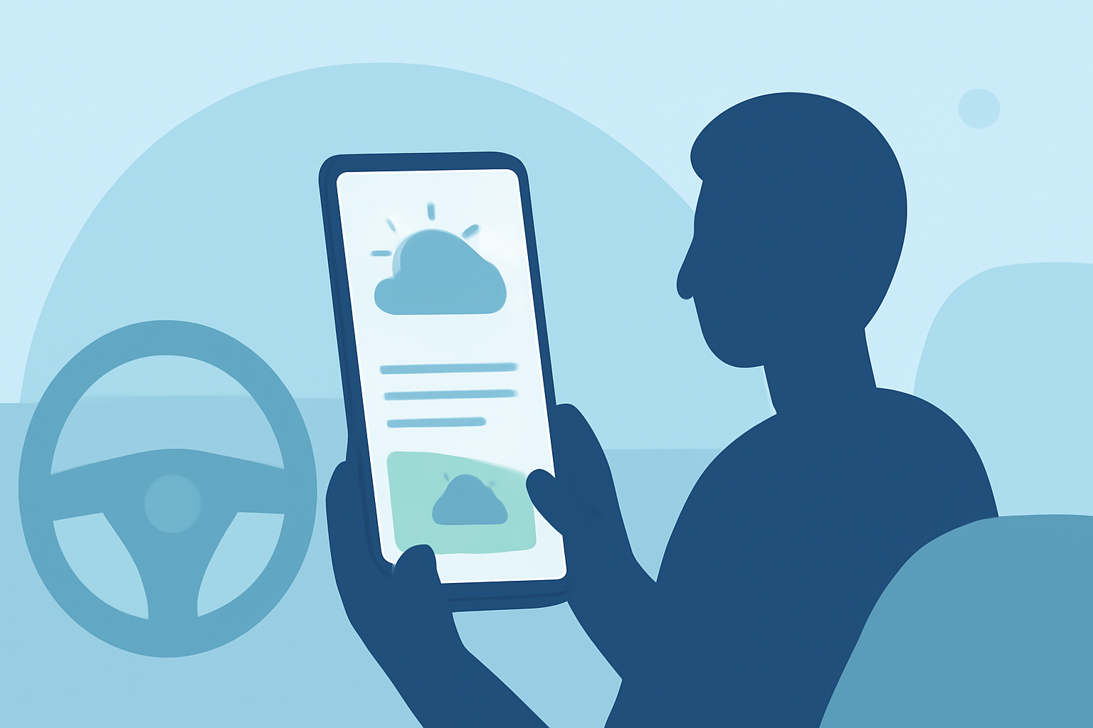 Destination Weather Research Tutorial in the Car