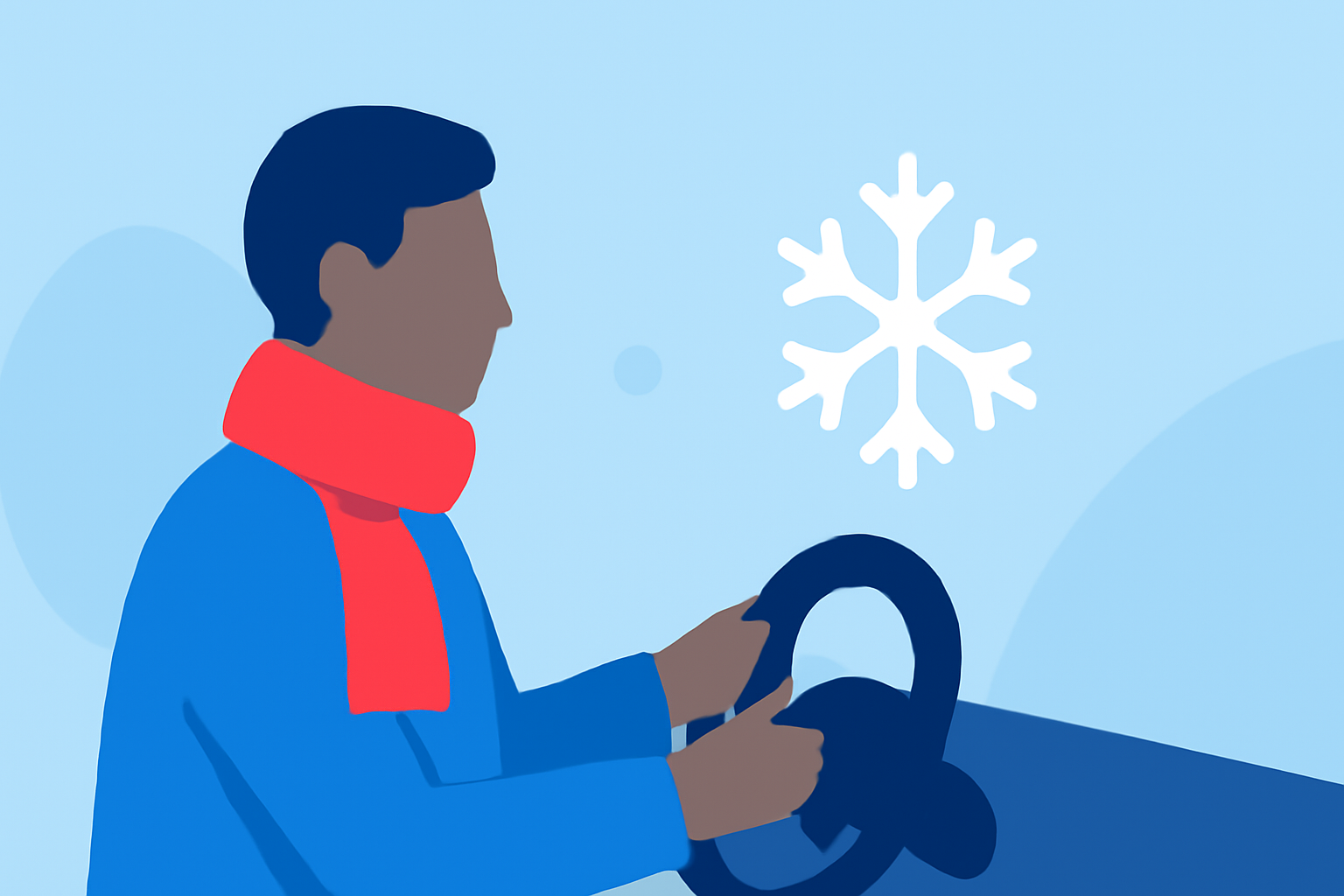 Cold Wave Safety: Step by Step in the Car