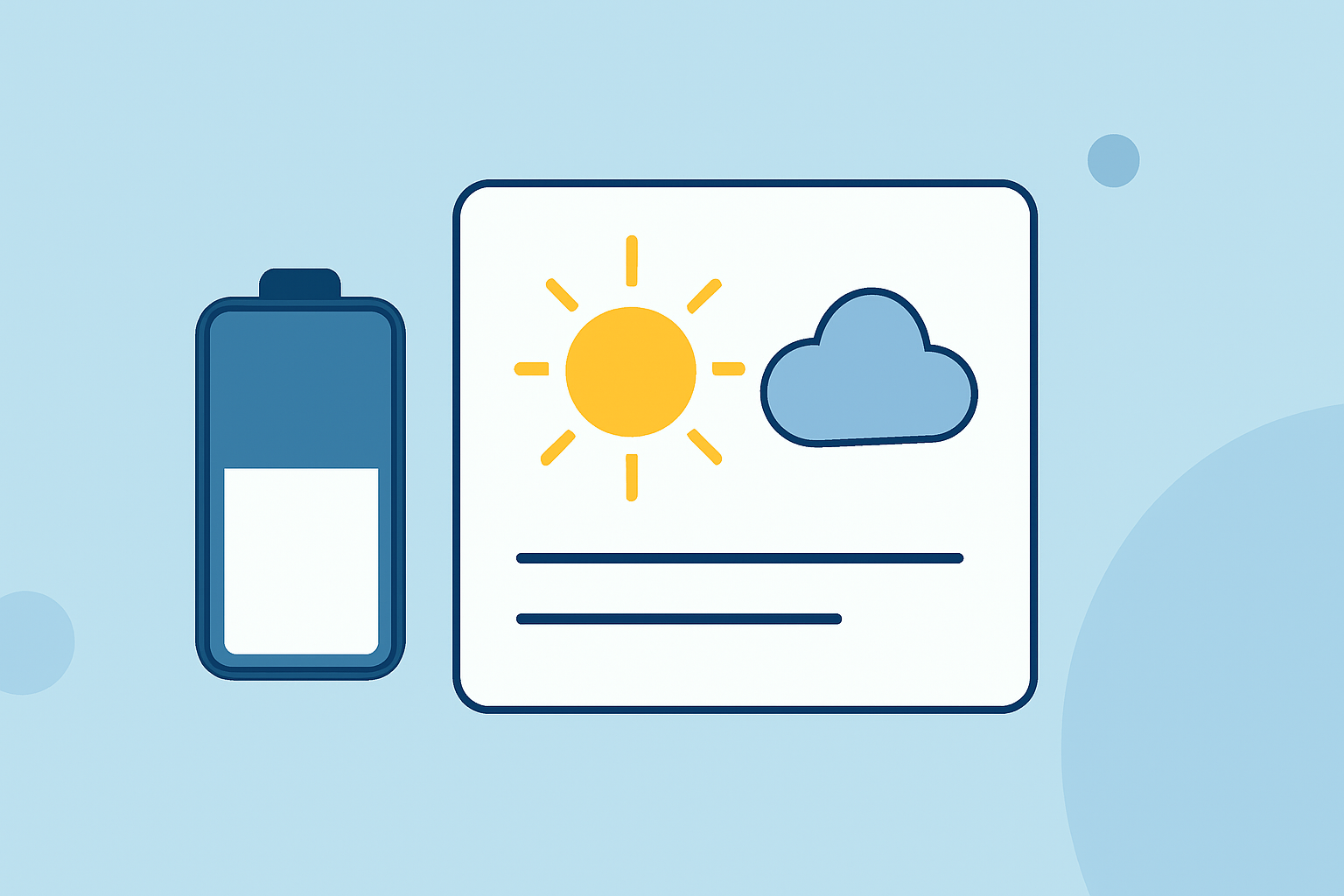 Understanding the Battery Impact of Weather Widgets: A Non-Technical Guide