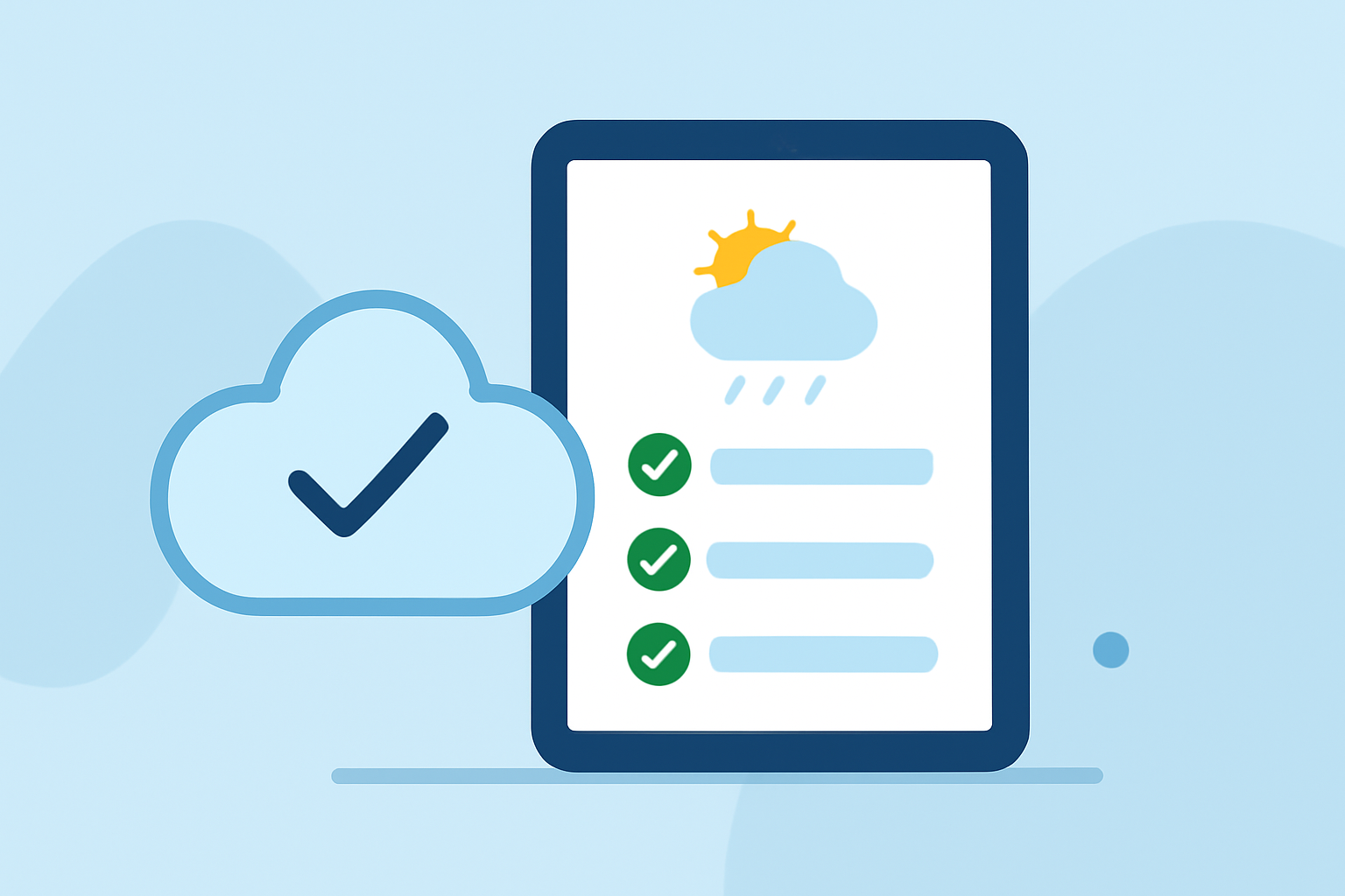 Morning-of-Departure Weather Checklist on iPad: A Comprehensive Guide