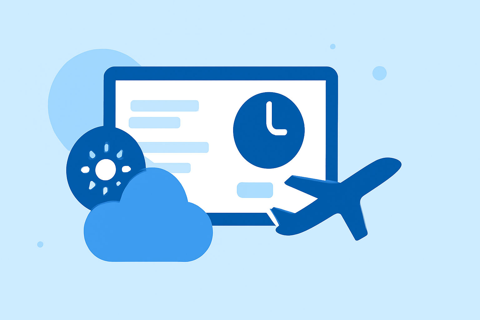 Getting Started with Weather Tracking and Flight Timing at the Airport