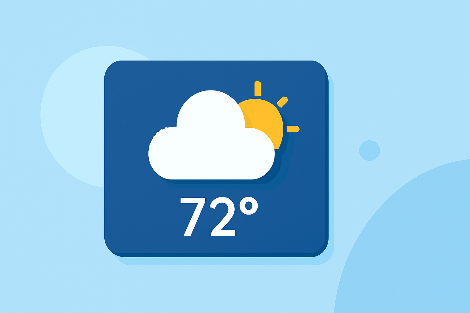 Weather Widget Basics Tutorial