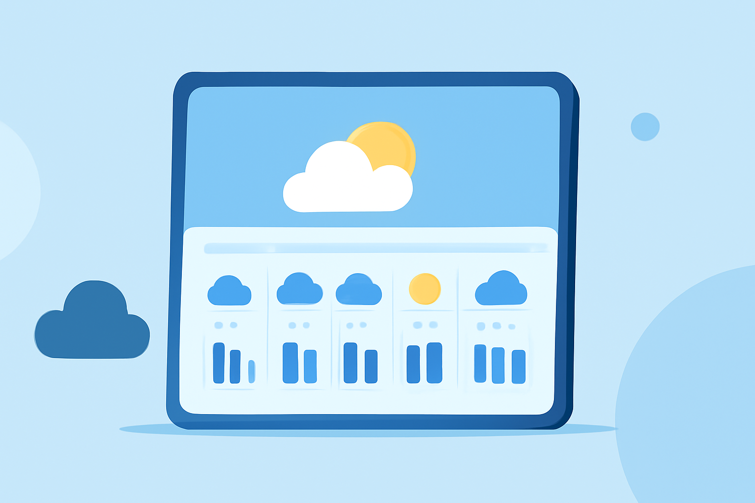 Understanding 30-Day Weather Forecasts on Tablets