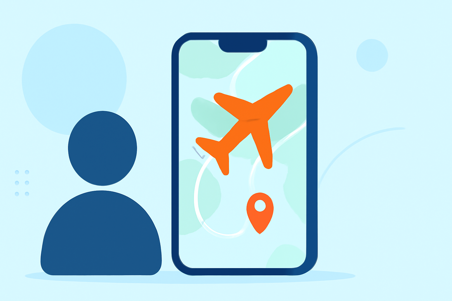 Enhancing Flight Tracking with Map Overlay Transitions on iPhone