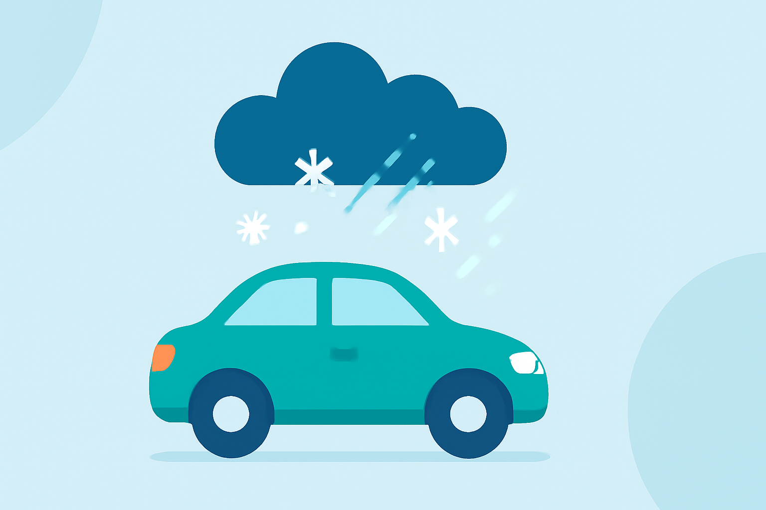 Winter Storm Basics for Beginners in the Car