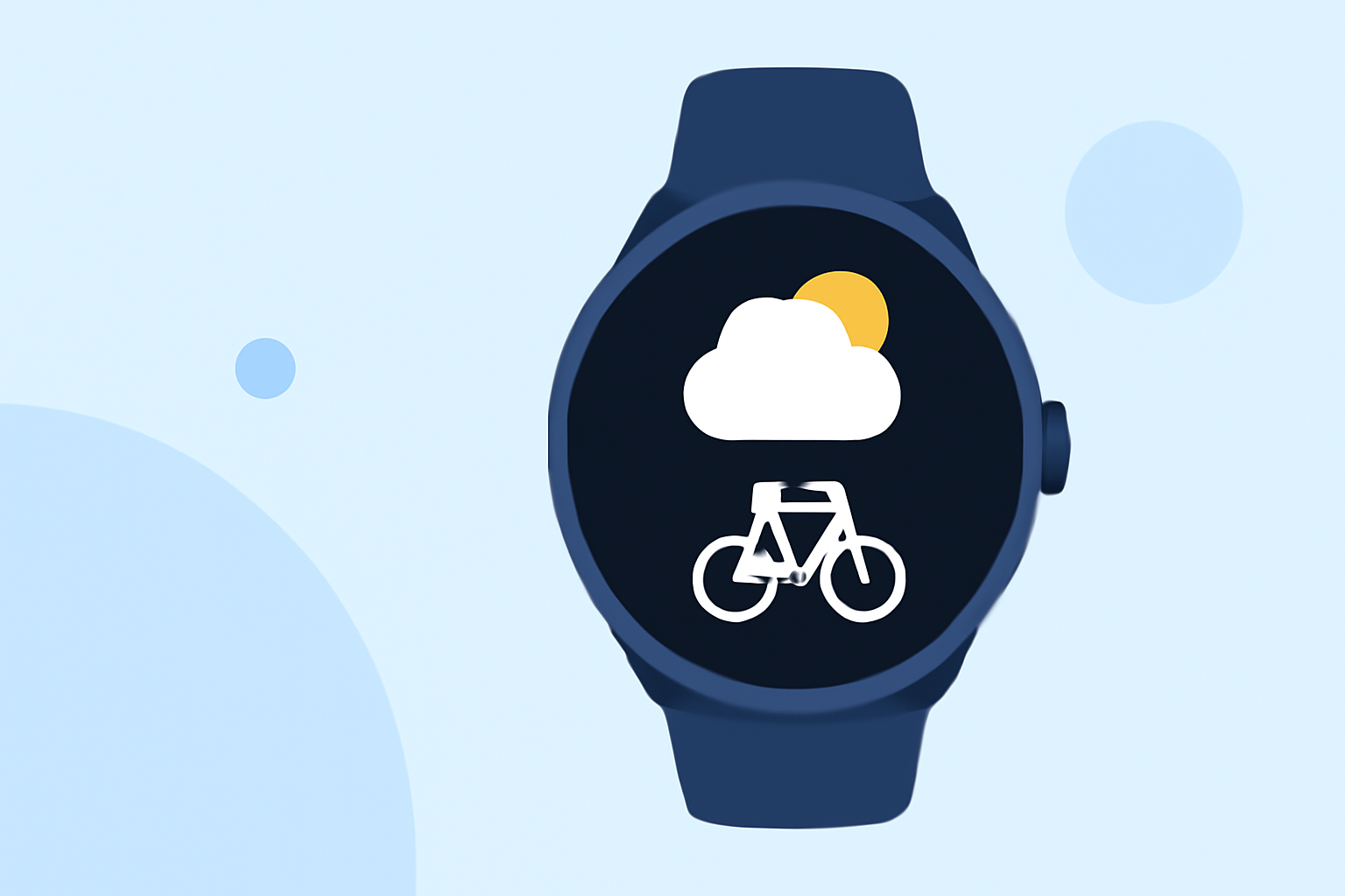 Weather for Cycling Explained on Wear OS