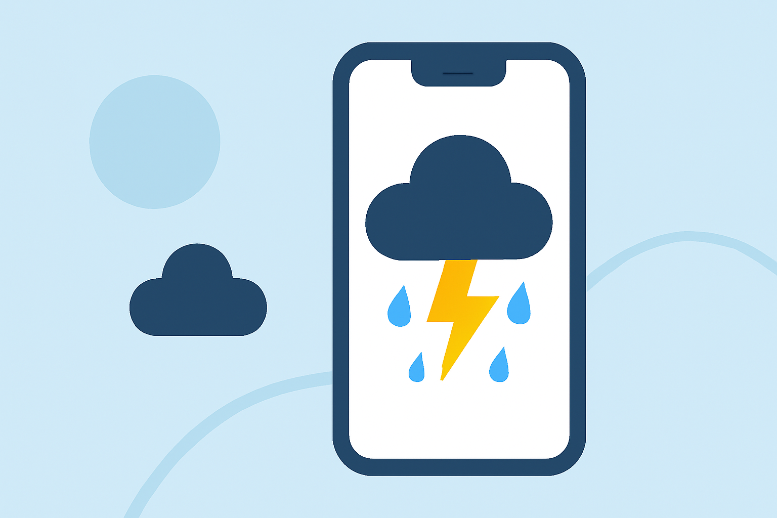 How to Prepare for Afternoon Storms Using Your iPhone