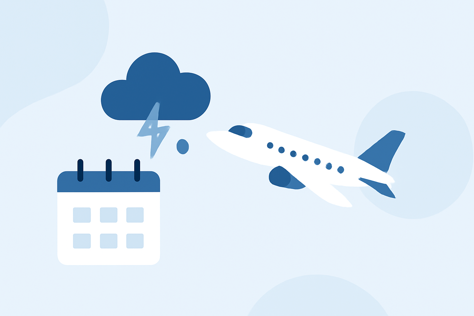 How Weather Causes Flight Delays for Vacation Planning