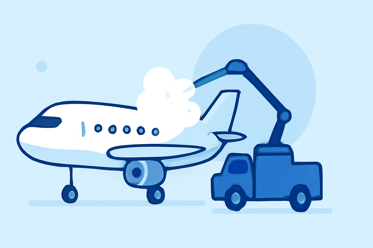 Aircraft De-Icing in Winter: A Beginner's Guide