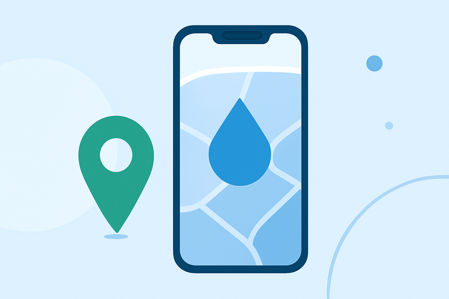 Water Accumulation Maps Explained on iPhone