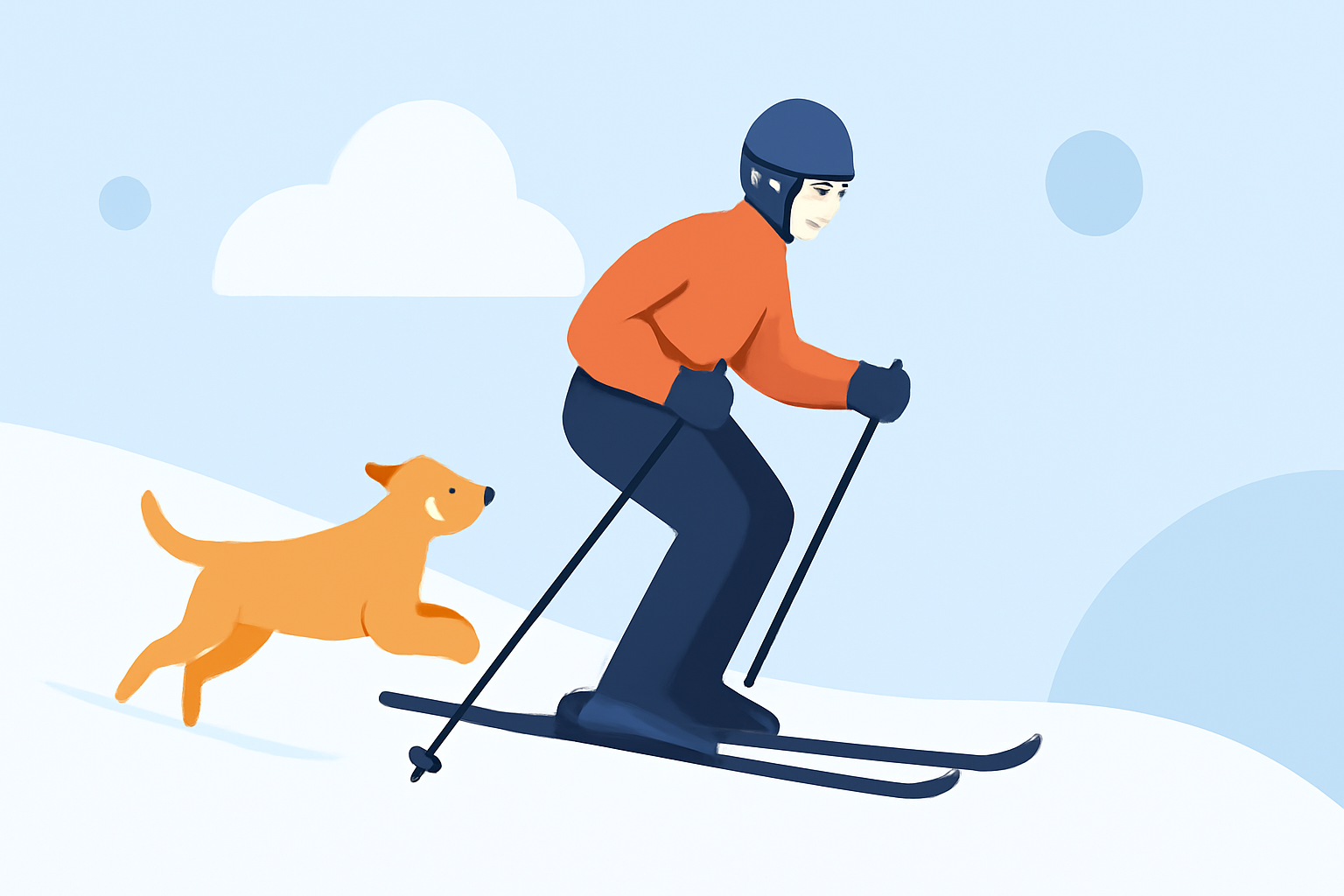Weather Guidance for Skiing with Pets