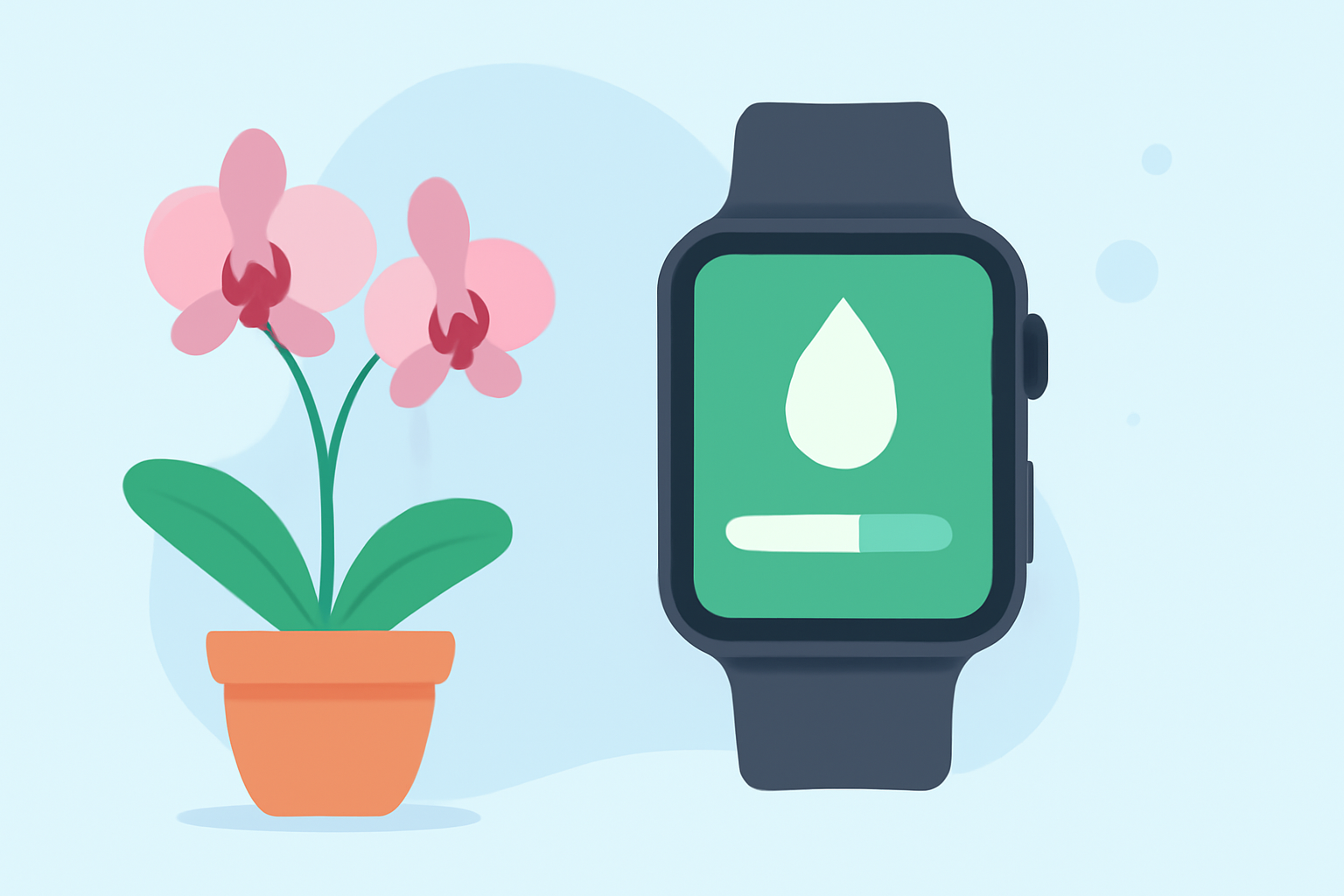 Optimizing Orchid Care with Clime: Humidity Management on Your Apple Watch