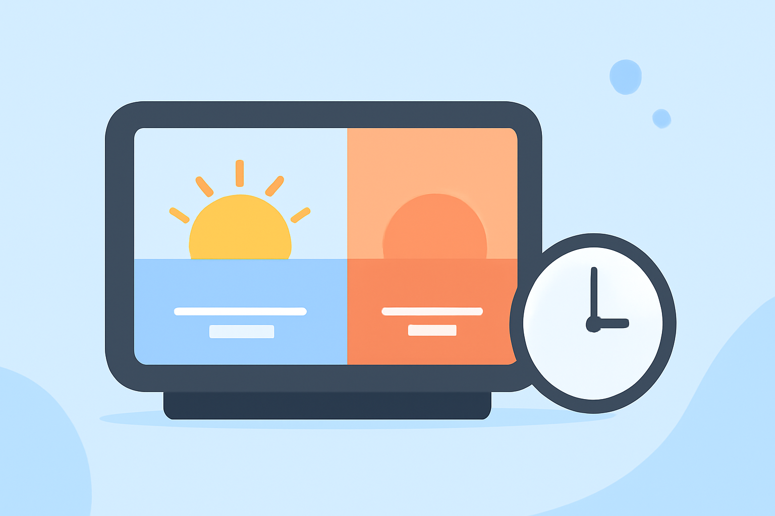 Enhancing Your Smart Display with Sunrise and Sunset Times
