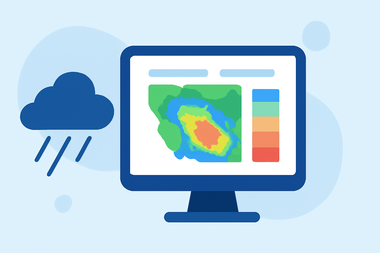 Understanding Rain Rate Maps During Heat Waves