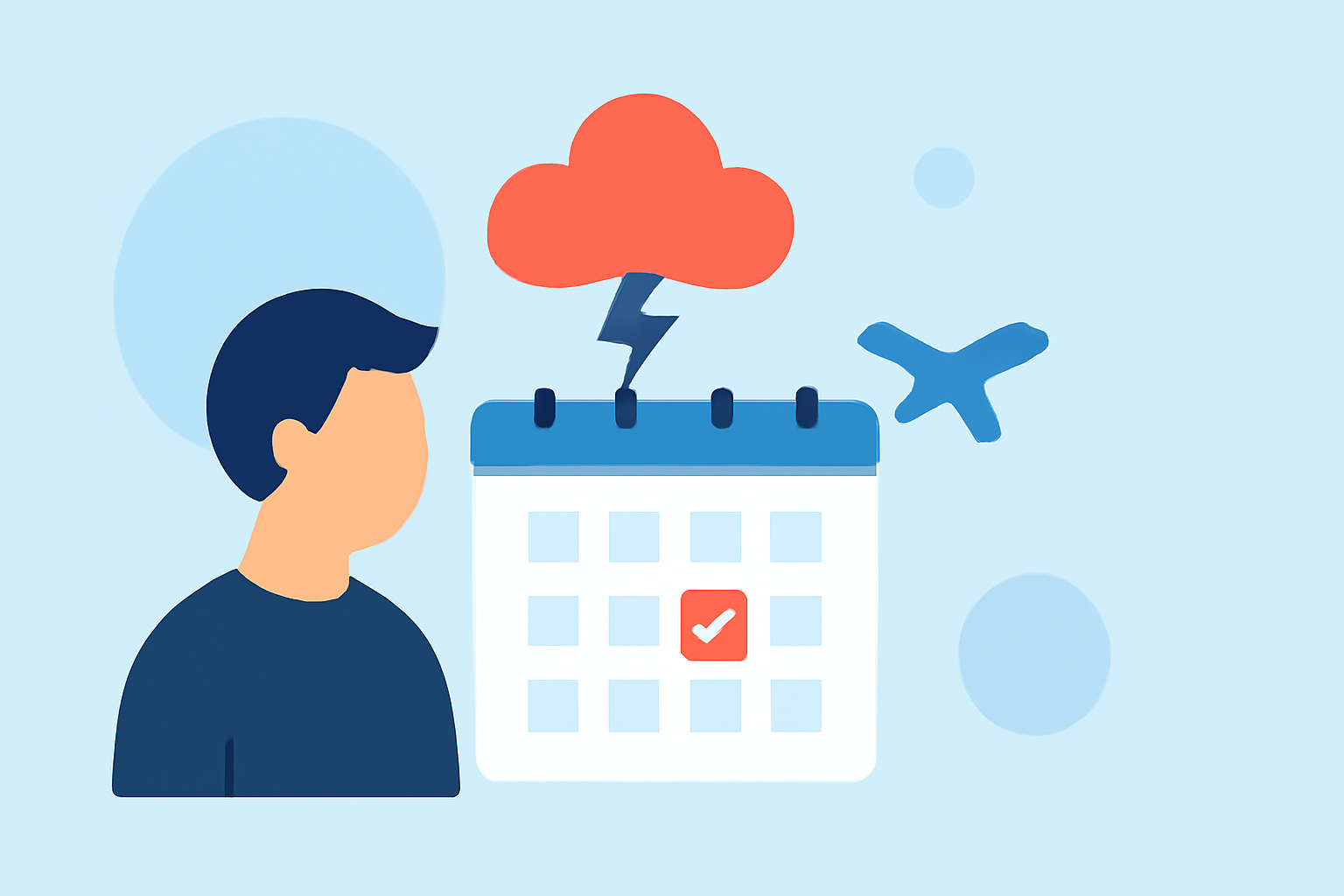 Quickly Recovering Travel Plans After a Storm for International Travel