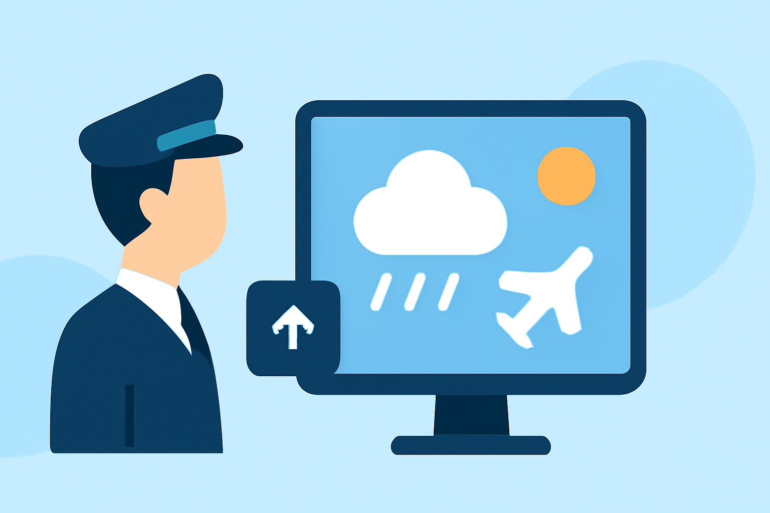 Getting Started with Weather Updates Before Takeoff at the Airport