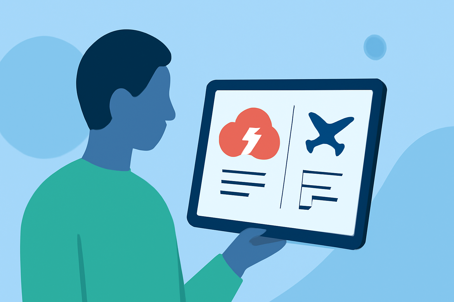 Essential Checklist for Managing Tropical Storms and Flights on Your iPad