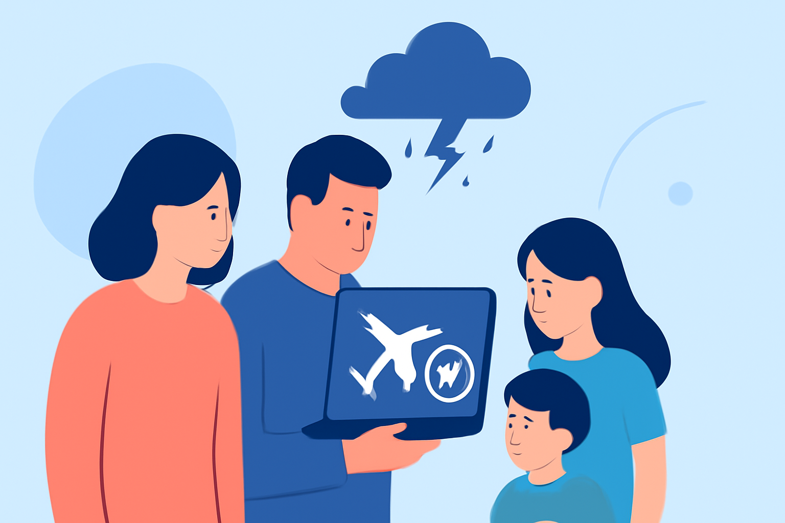 Navigating Flight Cancellations Due to Storms: A Family Guide