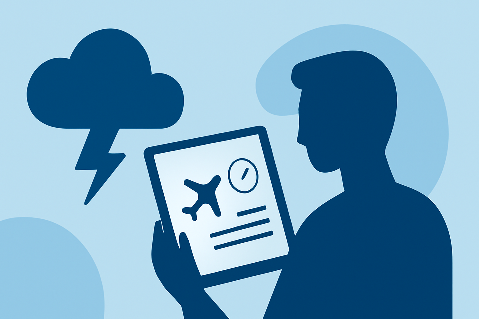 How to Manage Flight Delays Due to Storms Using Your iPad
