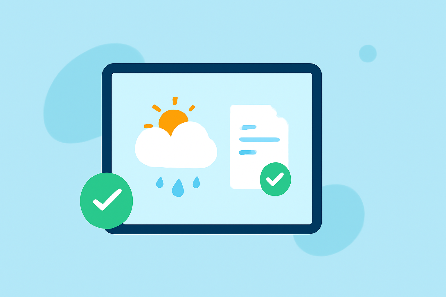An Introduction to Weather Planning for Outdoor Concerts on a Tablet