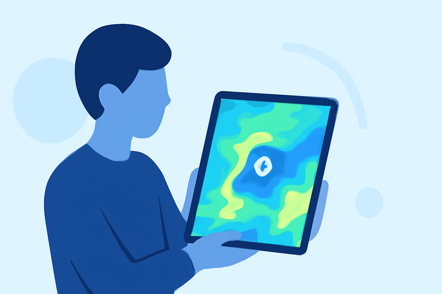 Exploring Pro Rain Rate Maps on a Tablet